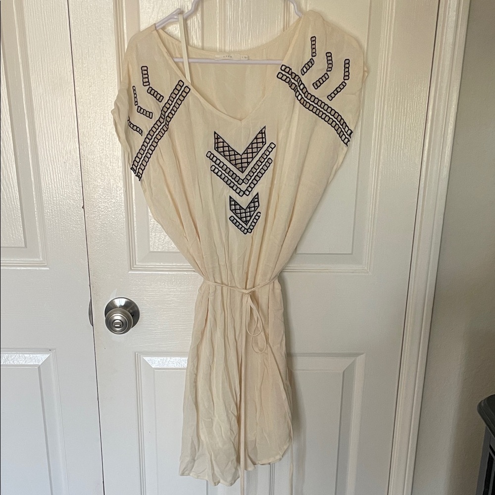 Lush Cream Semi-Sheer Tank Top
